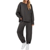 image:imageANRABESS Two Piece Set for Women Fall Outfits SweatsuitsDrak Grey