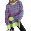 Pink Green Striped
