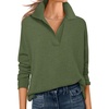 image:imageANRABESS Women Polo V Neck Lightweight Fall SweatersArmy Green