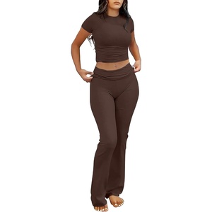 image:imageANRABESS 2 Piece Lounge sets for WomenBrown