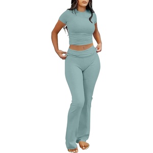 image:imageANRABESS 2 Piece Lounge sets for WomenLake Green