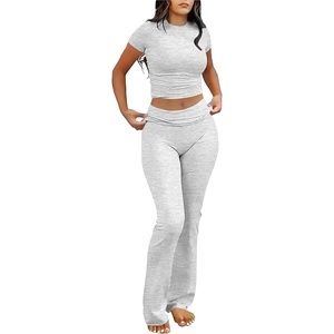 image:imageANRABESS 2 Piece Lounge sets for WomenLight Grey