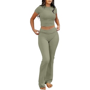 image:imageANRABESS 2 Piece Lounge sets for WomenOlive