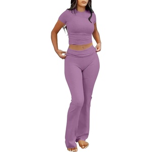 image:imageANRABESS 2 Piece Lounge sets for WomenPurple