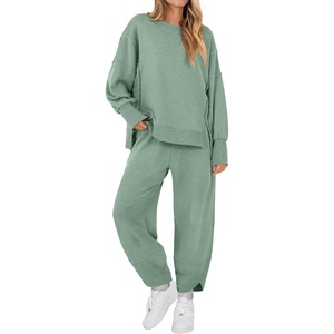 image:imageANRABESS Two Piece Set for Women Fall Outfits SweatsuitsLight Green