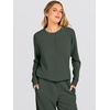 image:imageANRABESS 2 Piece Lounge Sets for Women Fall Travel OutfitArmy Green