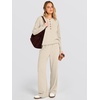 image:imageANRABESS 2 Piece Lounge Sets for Women Fall Travel OutfitBeige