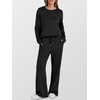 image:imageANRABESS 2 Piece Set for Women Lounge Airport Fall OutfitsBlack
