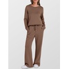 image:imageANRABESS 2 Piece Set for Women Lounge Airport Fall OutfitsBrown
