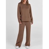 image:imageANRABESS 2 Piece Set for Women Lounge Airport Fall OutfitsBrown