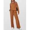 image:imageANRABESS 2 Piece Set for Women Lounge Airport Fall OutfitsCaramel