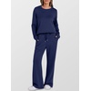 image:imageANRABESS 2 Piece Set for Women Lounge Airport Fall OutfitsNavy Blue