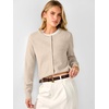 image:imageANRABESS Cardigan Sweaters for Women Button Up 2026 Fall OutfitsAlmond