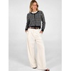 image:imageANRABESS Cardigan Sweaters for Women Button Up 2026 Fall OutfitsBlack White Plaid