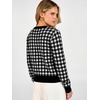 image:imageANRABESS Cardigan Sweaters for Women Button Up 2026 Fall OutfitsBlack White Plaid