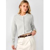 image:imageANRABESS Cardigan Sweaters for Women Button Up 2026 Fall OutfitsLight Grey