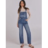 image:imageANRABESS Denim Bib Overalls for Women Loose Fit Jean JumpsuitA Washed Blue