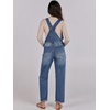 image:imageANRABESS Denim Bib Overalls for Women Loose Fit Jean JumpsuitA Washed Blue
