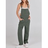 image:imageANRABESS Denim Bib Overalls for Women Loose Fit Jean JumpsuitArmy Green