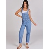 image:imageANRABESS Denim Bib Overalls for Women Loose Fit Jean JumpsuitB Washed Blue