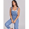 image:imageANRABESS Denim Bib Overalls for Women Loose Fit Jean JumpsuitB Washed Blue