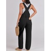 image:imageANRABESS Denim Bib Overalls for Women Loose Fit Jean JumpsuitBlack