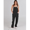 image:imageANRABESS Denim Bib Overalls for Women Loose Fit Jean JumpsuitBlack