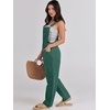 image:imageANRABESS Denim Bib Overalls for Women Loose Fit Jean JumpsuitDeep Green