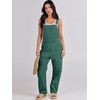 image:imageANRABESS Denim Bib Overalls for Women Loose Fit Jean JumpsuitDeep Green
