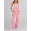 image:imageANRABESS Denim Bib Overalls for Women Loose Fit Jean JumpsuitPink