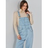 image:imageANRABESS Denim Bib Overalls for Women Loose Fit Jean JumpsuitWashed Azure