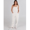 image:imageANRABESS Denim Bib Overalls for Women Loose Fit Jean JumpsuitWhite