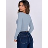 image:imageANRABESS Long Sleeve Shirts for Women Double Lined Crop TopsSky
