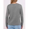 image:imageANRABESS Long Sleeve Shirts for Women Wrinkle Free Crew Neck Fall TopGrey