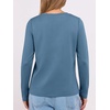 image:imageANRABESS Long Sleeve Shirts for Women Wrinkle Free Crew Neck Fall TopGrey Blue