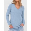 image:imageANRABESS Long Sleeve Shirts for Women Wrinkle Free V Neck Fall TopLight Blue