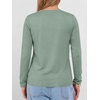 image:imageANRABESS Long Sleeve Shirts for Women Wrinkle Free V Neck Fall TopLight Green