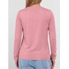 image:imageANRABESS Long Sleeve Shirts for Women Wrinkle Free V Neck Fall TopPink