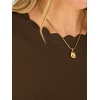 image:imageANRABESS Long Sleeve Sweaters for Women Scalloped Lightweight Fall OutfitsBrown