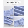 image:imageANRABESS Lounge Sets for Women Fuzzy Fleece Pajama SetBlue