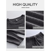 image:imageANRABESS Lounge Sets for Women Fuzzy Fleece Pajama SetDeep Gray