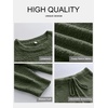 image:imageANRABESS Lounge Sets for Women Fuzzy Fleece Pajama SetLawn Green
