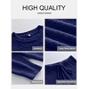 image:imageANRABESS Lounge Sets for Women Fuzzy Fleece Pajama SetNavy Blue