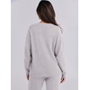 image:imageANRABESS Lounge Sets for Women Fuzzy Fleece Pajama SetPurple Grey