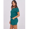 image:imageANRABESS Rompers for Women Summer 2026 Casual Dressy One Piece Tshirt Short Pants Jumpsuit Beach Vacation Outfit Clothes04 Lake