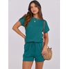 image:imageANRABESS Rompers for Women Summer 2026 Casual Dressy One Piece Tshirt Short Pants Jumpsuit Beach Vacation Outfit Clothes04 Lake