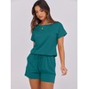 image:imageANRABESS Rompers for Women Summer 2026 Casual Dressy One Piece Tshirt Short Pants Jumpsuit Beach Vacation Outfit Clothes04 Lake