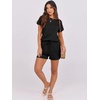 image:imageANRABESS Rompers for Women Summer 2026 Casual Dressy One Piece Tshirt Short Pants Jumpsuit Beach Vacation Outfit ClothesBlack