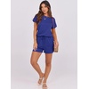 image:imageANRABESS Rompers for Women Summer 2026 Casual Dressy One Piece Tshirt Short Pants Jumpsuit Beach Vacation Outfit ClothesBlue