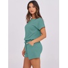 image:imageANRABESS Rompers for Women Summer 2026 Casual Dressy One Piece Tshirt Short Pants Jumpsuit Beach Vacation Outfit ClothesLake
